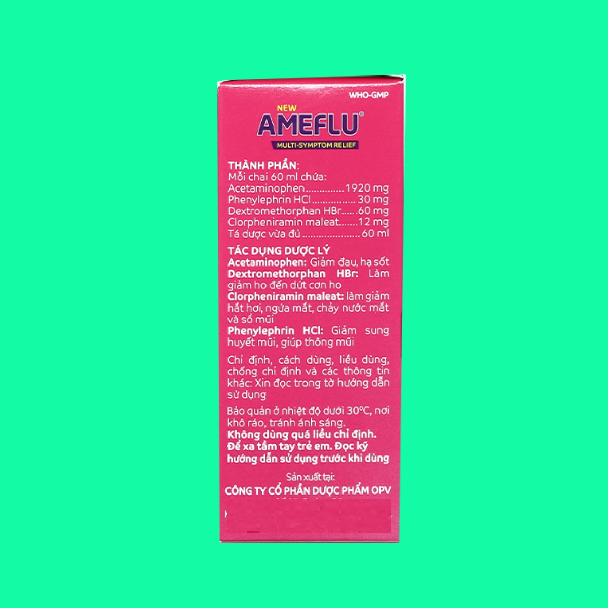 New Ameflu Multi-symptom relief New Ameflu Multi-symptom relief