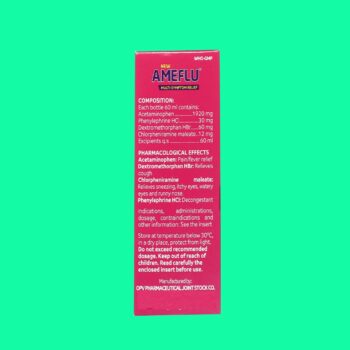New Ameflu Multi-Symptom Relief (hương dâu dịu ngọt) 4 New Ameflu Multi-symptom relief