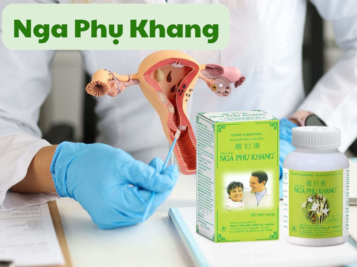 Nga Phụ Khang (Lọ 60 viên) 17 Nga Phụ Khang - Hỗ trợ điều trị u xơ tử cung, u nang buồng trứng