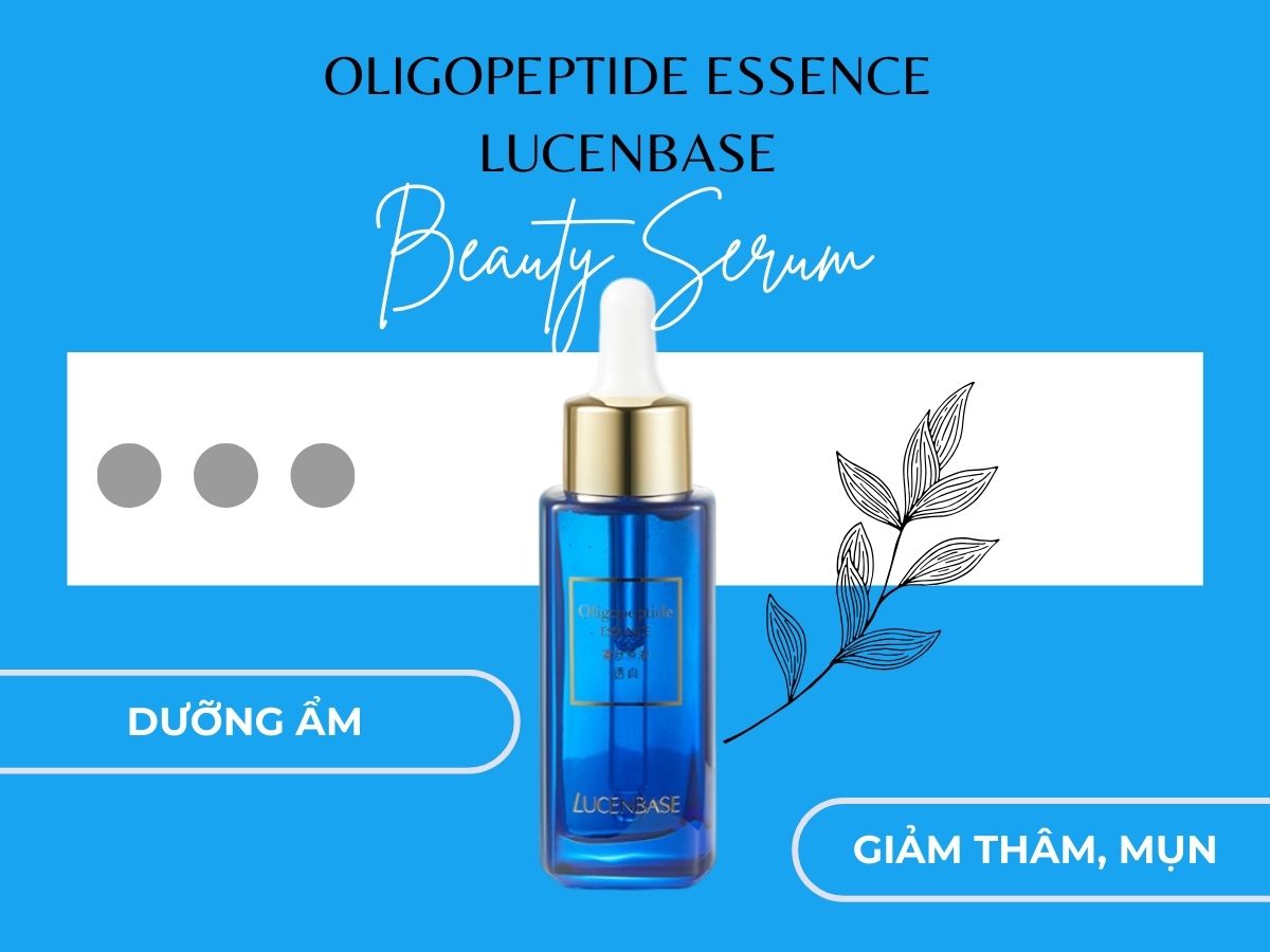 Oligopeptide Essence Lucenbase 6 Oligopeptide Essence Lucenbase là serum dưỡng ẩm, làm đẹp da