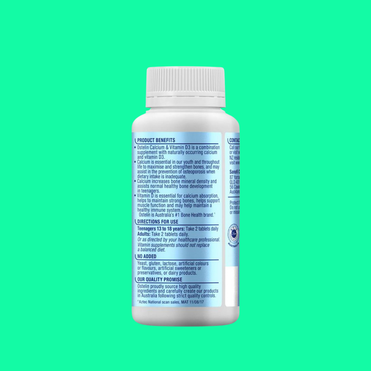 Ostelin Calcium & Vitamin D3 - 4 Ostelin Calcium & Vitamin D3