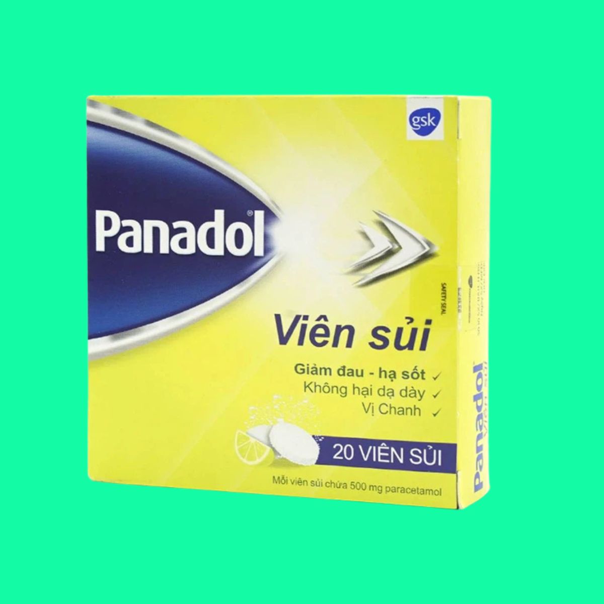 Panadol vien sui (10) Panadol vien sui