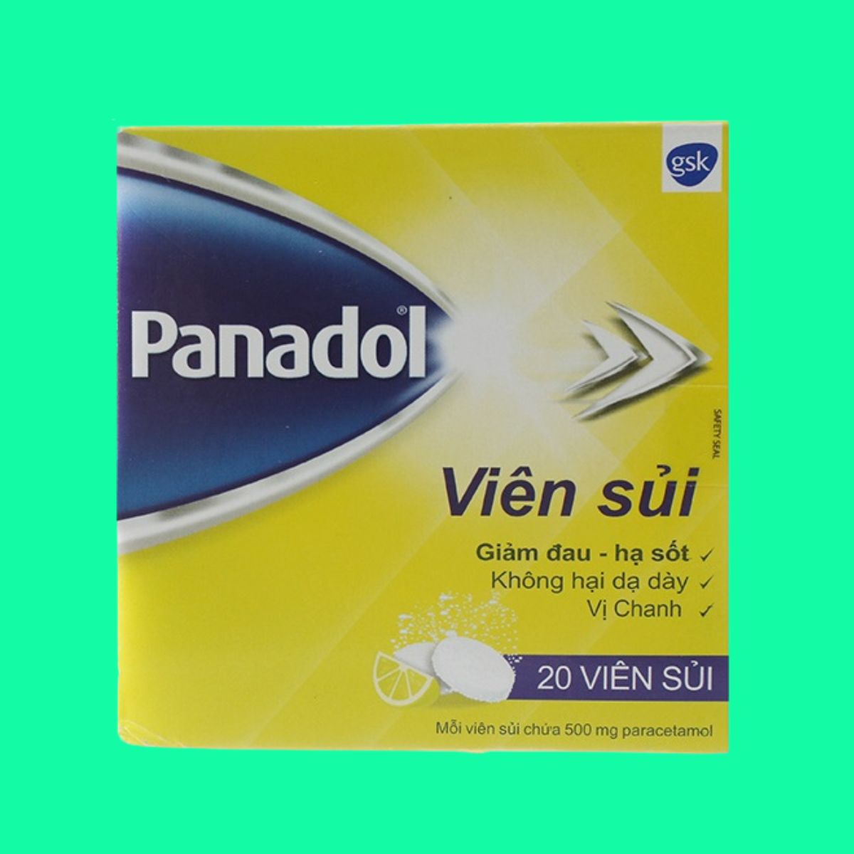 Panadol vien sui (4) Panadol vien sui