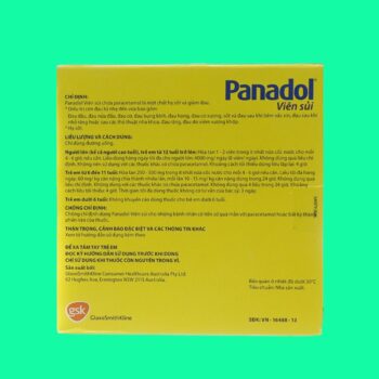 Panadol Viên sủi 4 Panadol vien sui