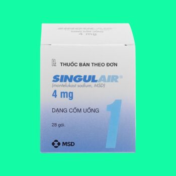 Singulair 4mg (Cốm) 4 Singulair 4mg trị hen phế quản