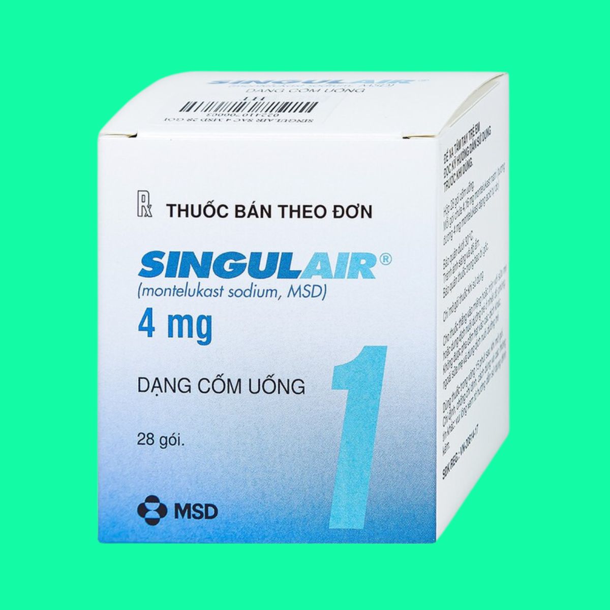 Singulair 4mg-5 Singulair 4mg trị hen phế quản