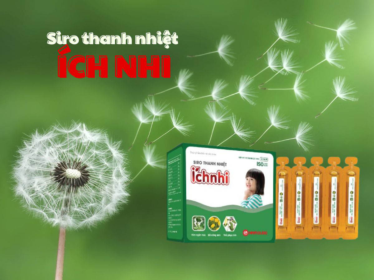 Siro Thanh Nhiệt Ích Nhi 15 Siro Thanh Nhiệt Ích Nhi - Hỗ trợ thanh nhiệt, giảm rôm sảy