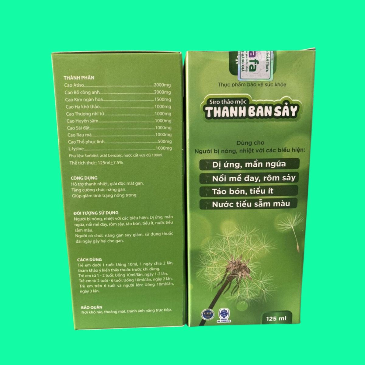 Siro Thao Moc Thanh Ban Say - 6 Siro Thảo Mộc Thanh Ban Sảy