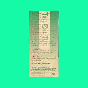 Siro Tiêu Ban Thủy New