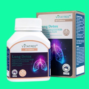 Viên uống thải độc phổi Vitatree Lung Detox Chuẩn Úc