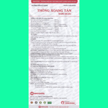 Thông Xoang Tán Nam Dược 13 Thông Xoang Tán Nam Dược
