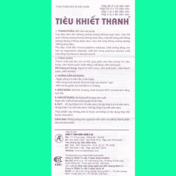 Tiêu Khiết Thanh (Viên uống) 13 Tiêu Khiết Thanh