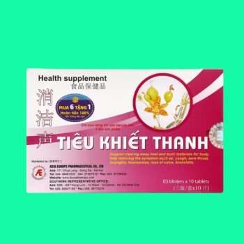 Tiêu Khiết Thanh (Viên uống) 5 Tiêu Khiết Thanh