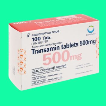 Transamin Tablets 500mg 5 Transamin Tablets 500mg điều trị chảy máu