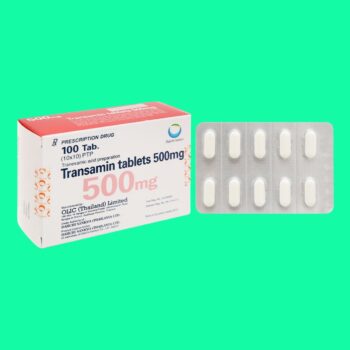 Transamin Tablets 500mg điều trị chảy máu