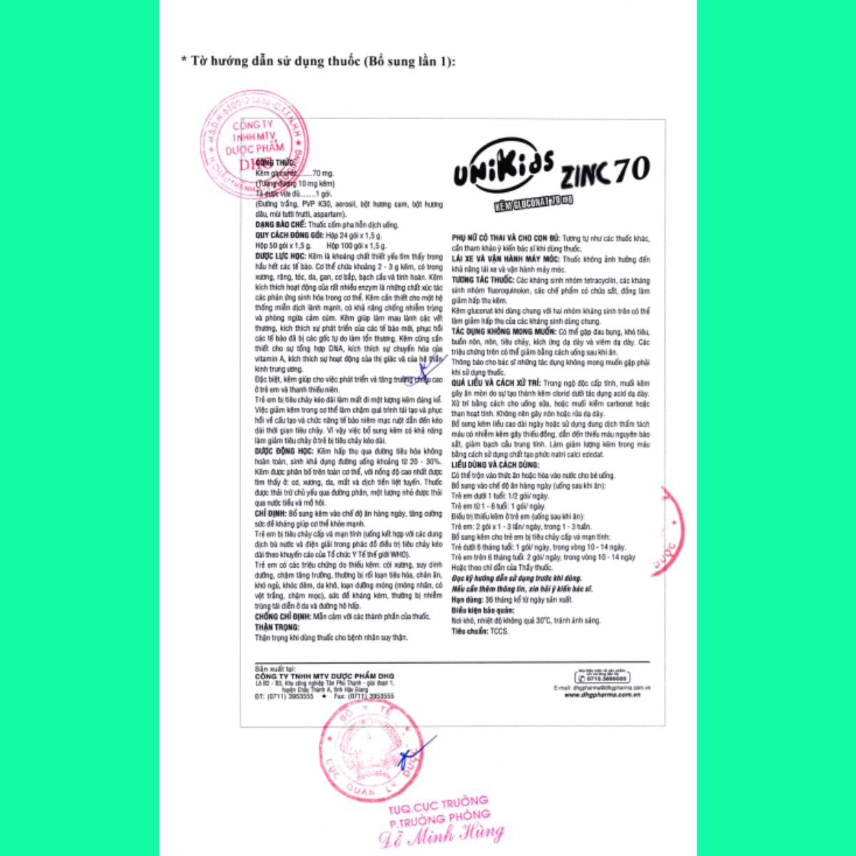 Unikids-Zinc-70 (12) Unikids Zinc 70 bổ sung kẽm cho trẻ