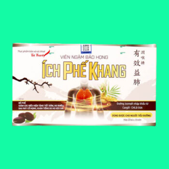 Viên ngậm bảo họng Ích Phế Khang 2 Viên ngậm bảo họng Ích Phế Khang