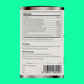 Viên ngậm bảo họng Ích Phế Khang 3 Viên ngậm bảo họng Ích Phế Khang