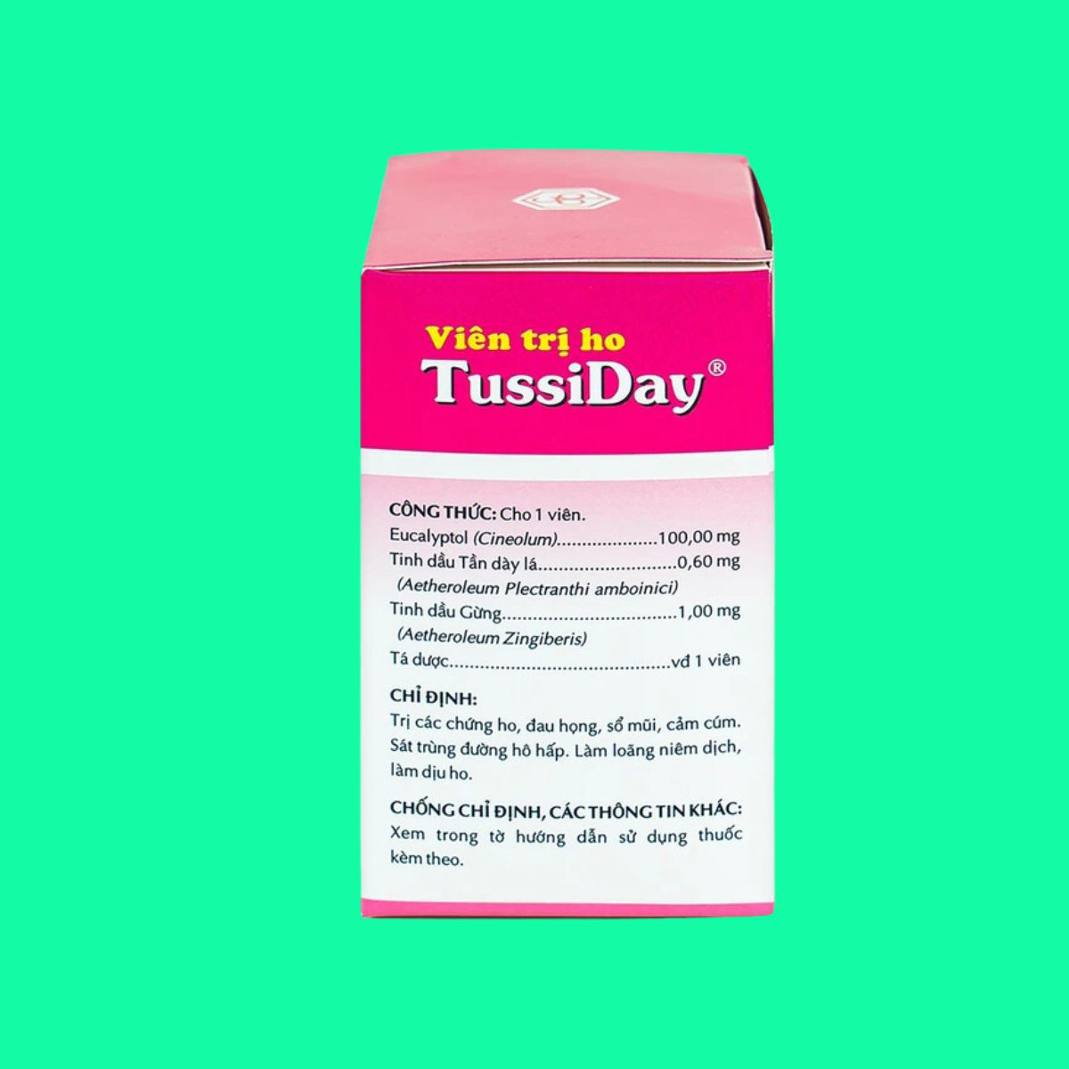 Vien tri ho Tussiday - 7 Viên Trị Ho Tussiday