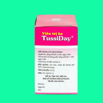 Viên Trị Ho Tussiday 8 Viên Trị Ho Tussiday