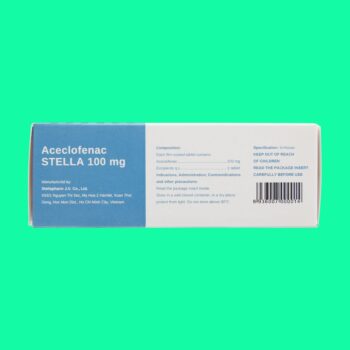 Thuốc Aceclofenac STELLA 100mg