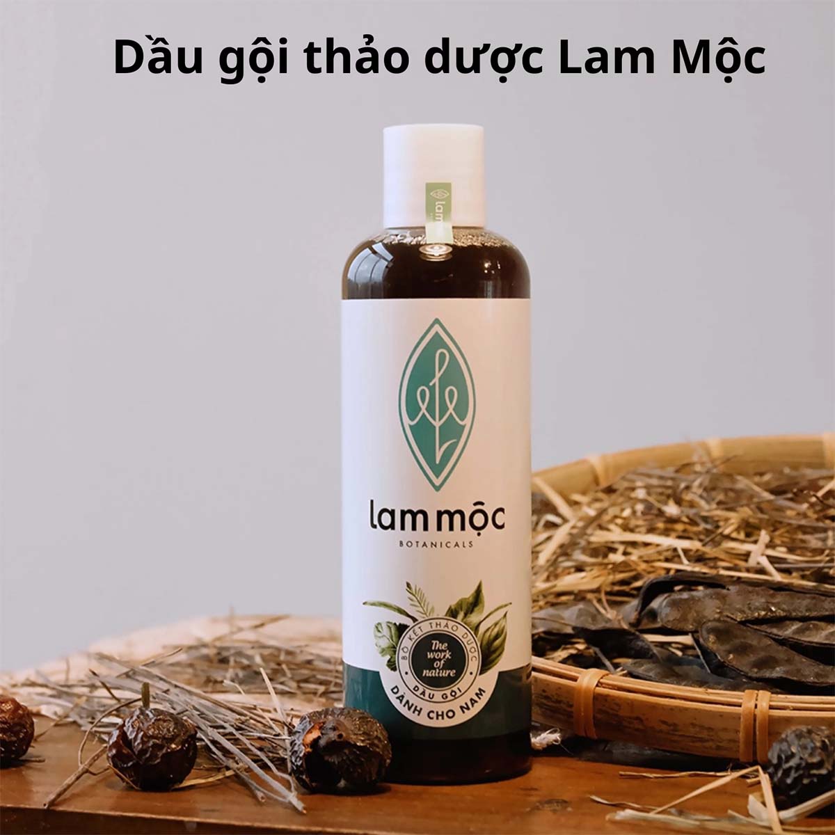 Dầu gội thảo dược Lam Mộc ngăn rụng tóc
