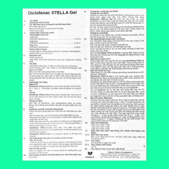 Diclofenac Stella Gel 10 Thuốc Diclofenac Stella Gel