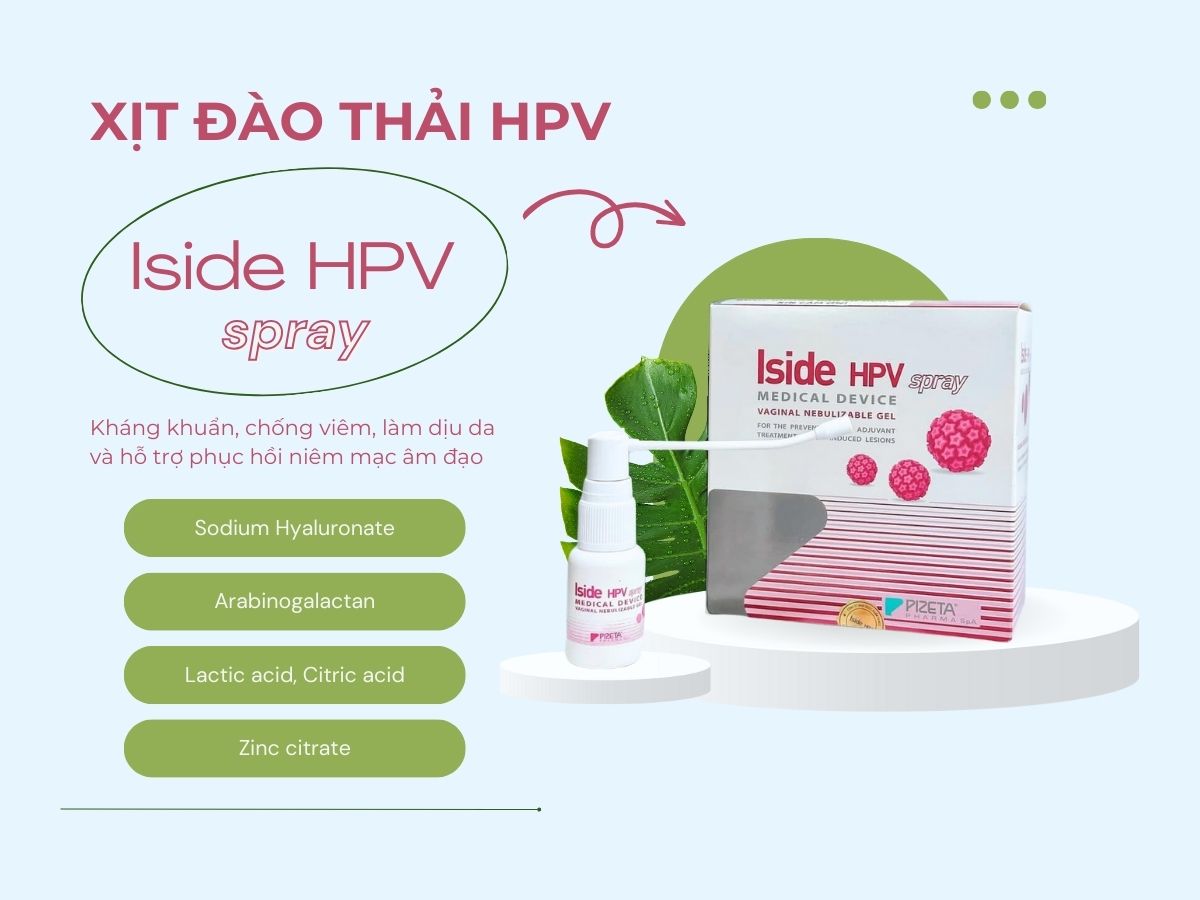 Iside HPV Spray 17 Gel xịt Iside HPV Spray