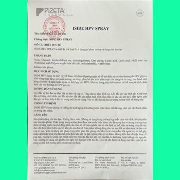 Iside HPV Spray 10 Gel xịt Iside HPV Spray