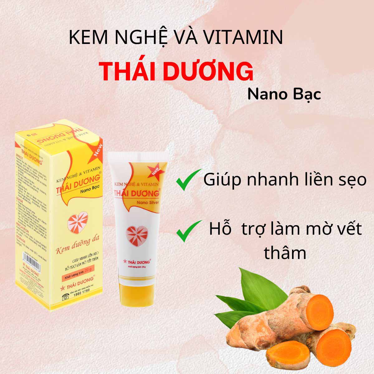 Kem nghệ & vitamin Thái Dương Nano Bạc 13 Kem nghệ Thái Dương Nano Bạc