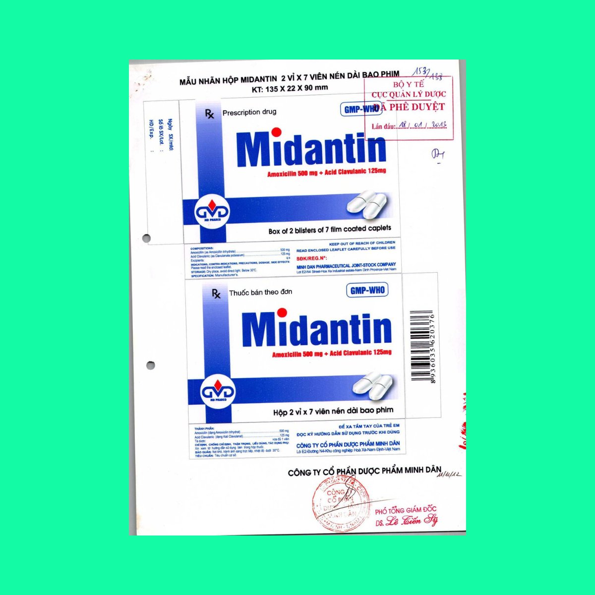 midantin-500-125-2 Thuốc Midantin 500/125