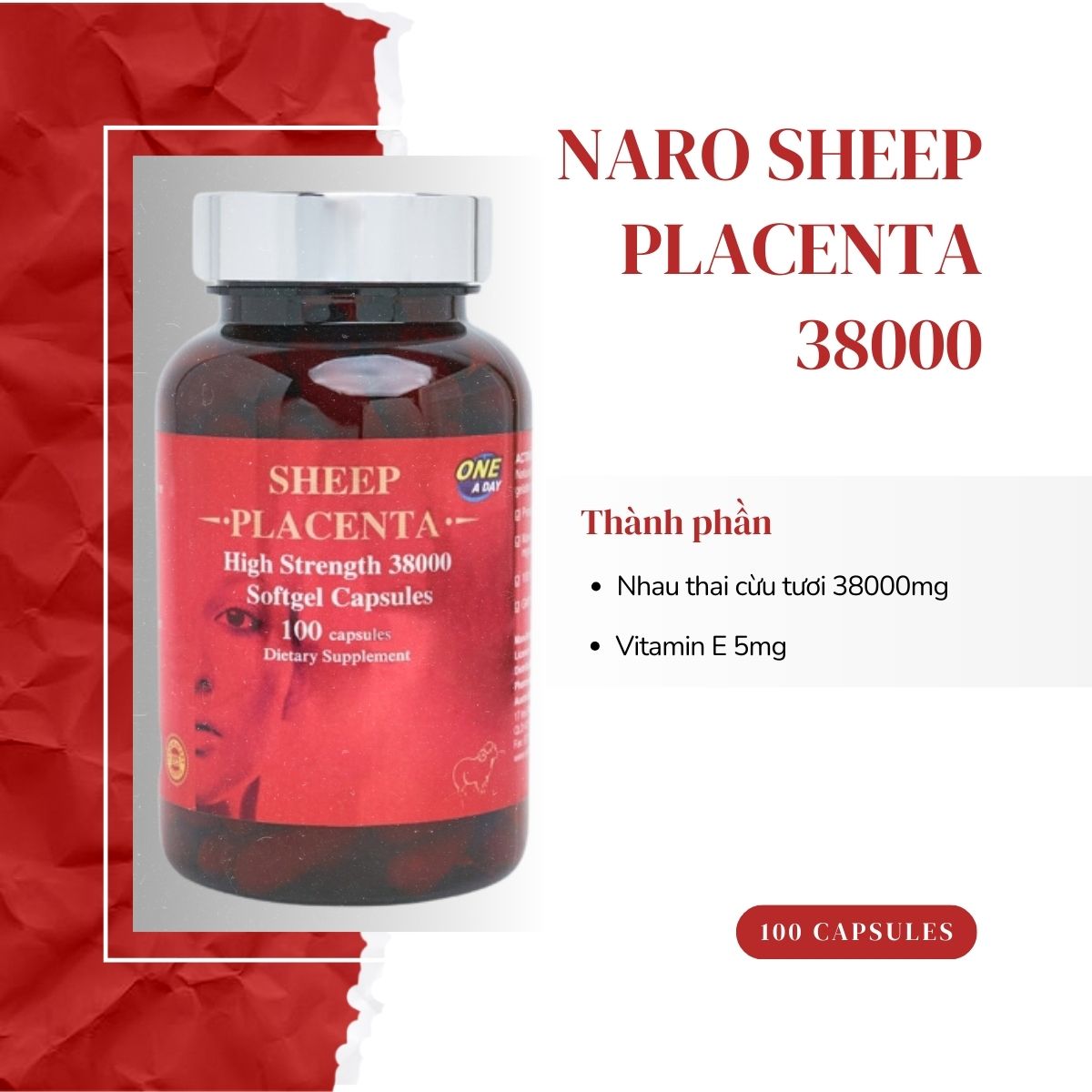 Naro Sheep Placenta 38000mg 12 Naro Sheep Placenta 38000mg