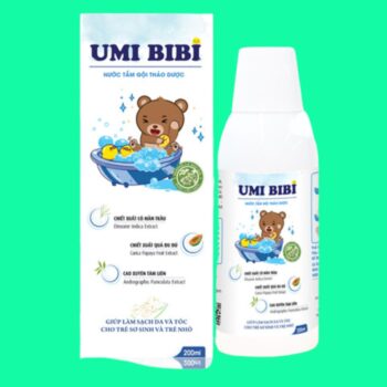 Umi Bibi 3 Nước tắm gội thảo dược Umi Bibi