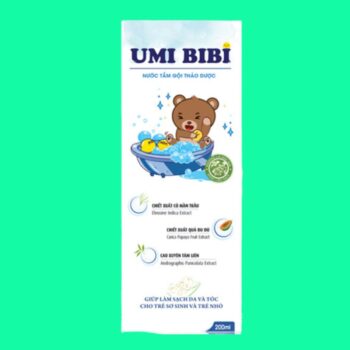 Umi Bibi 4 Nước tắm gội thảo dược Umi Bibi