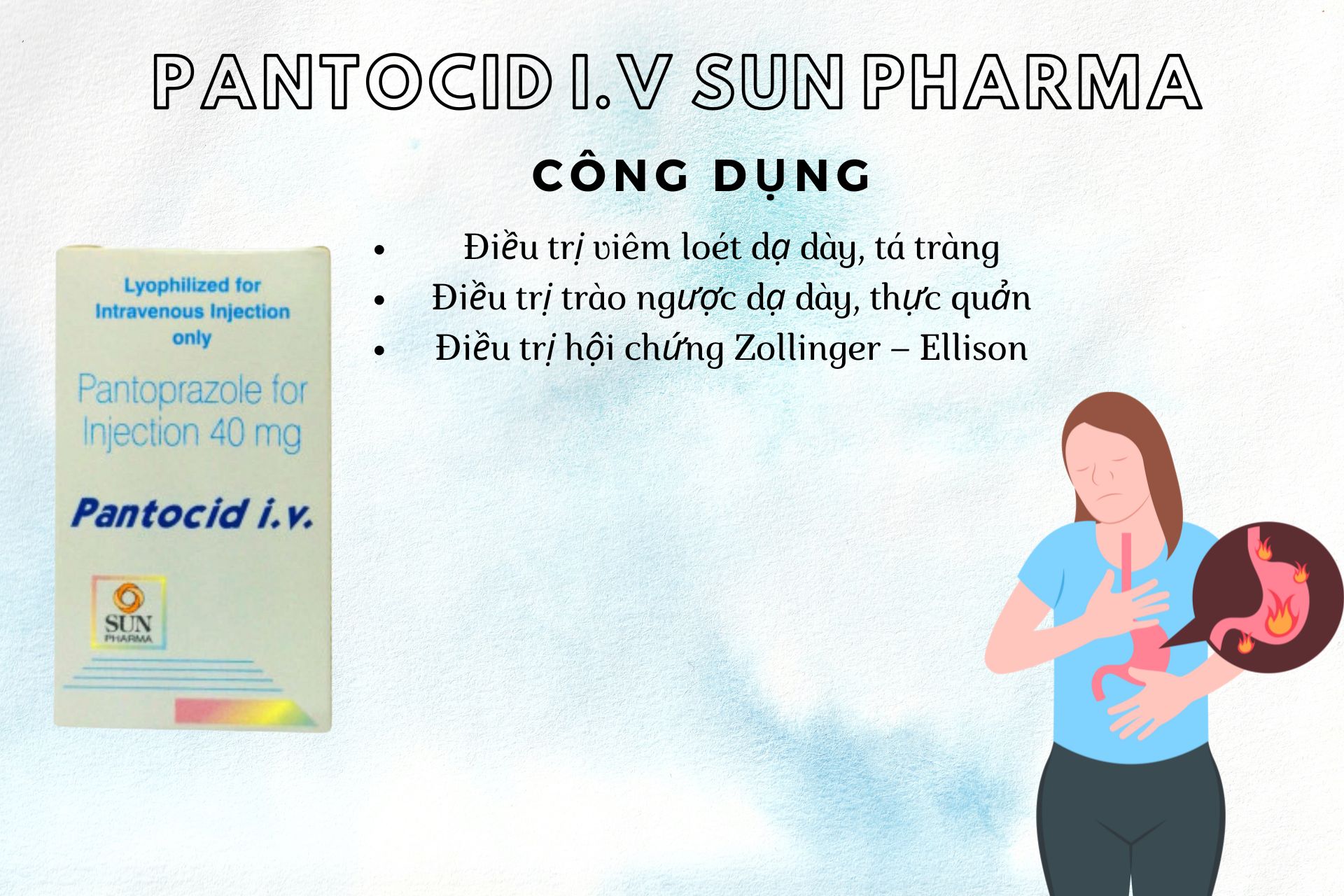 Pantocid I.V Sun Pharma chỉ được tiêm truyền tại cơ sở được Hm88 Chính Thức Đăng ký, Tải App tặng 88k cấp phép