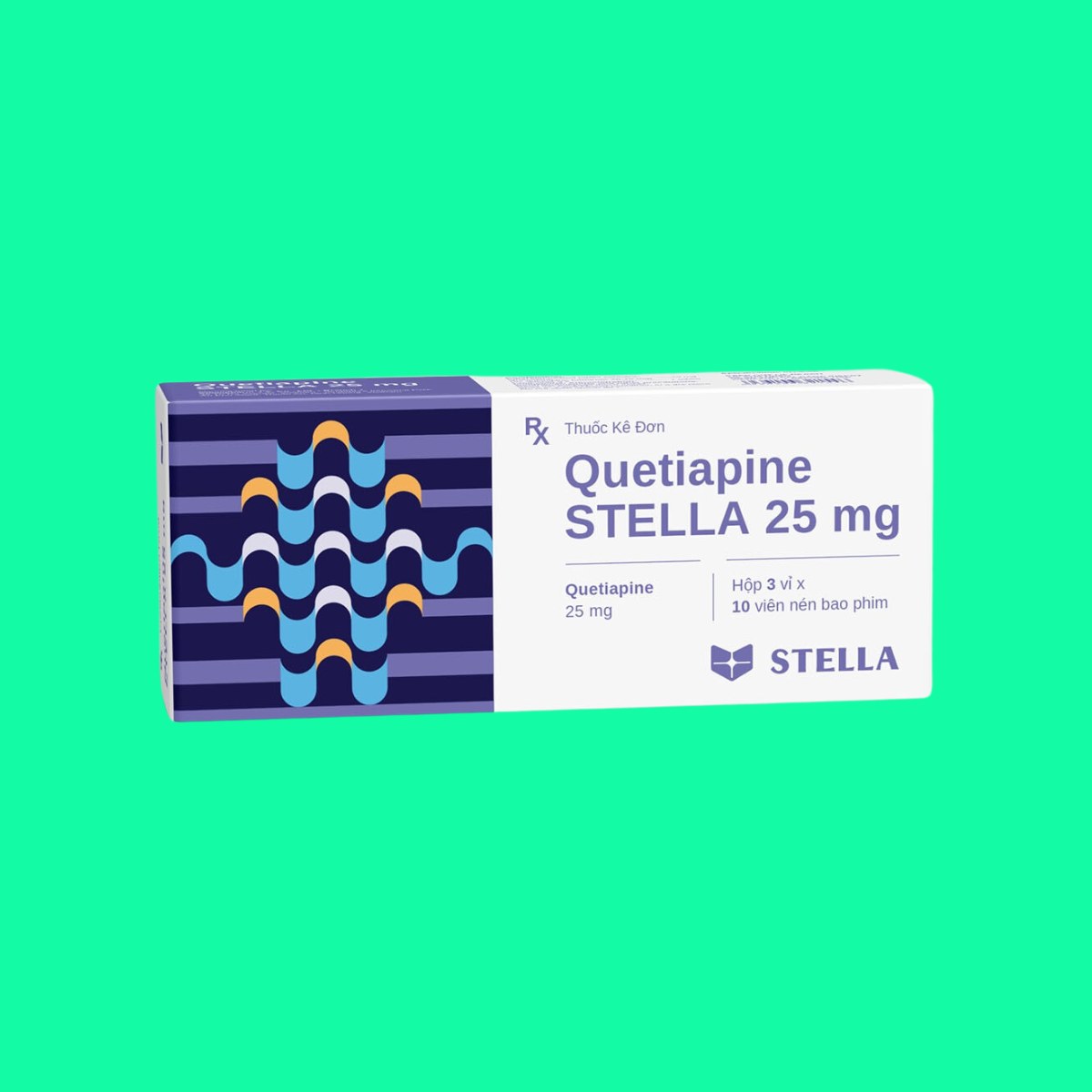 quetiapine-stella-25-1 Thuốc Quetiapine STELLA 25mg