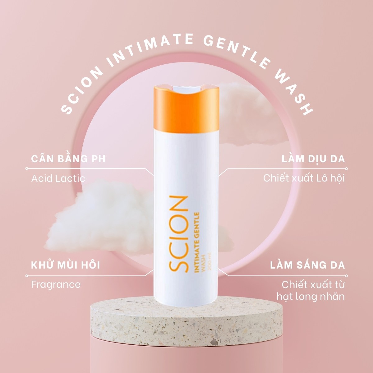 Dung dịch vệ sinh Scion Intimate Gentle Wash 9 Scion Intimate Gentle Wash