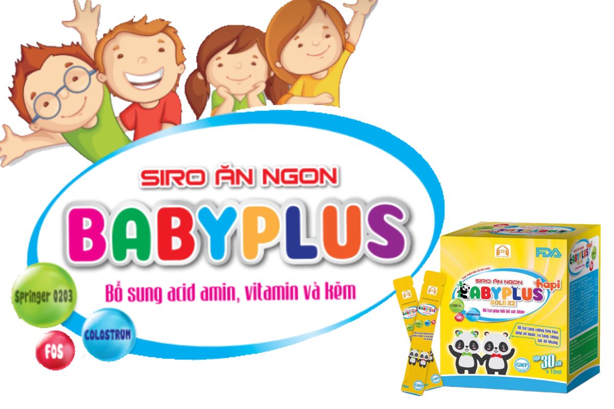 Siro Ăn Ngon BabyPlus 12 Siro Ăn Ngon BabyPlus giúp trẻ em ngon, tăng cân