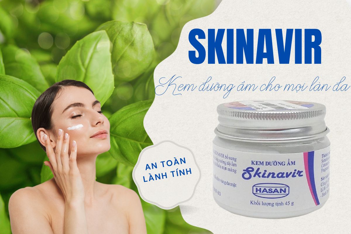 Kem Dưỡng Ẩm Skinavir 9 Kem dưỡng ẩm Skinavir dưỡng da mềm mướt