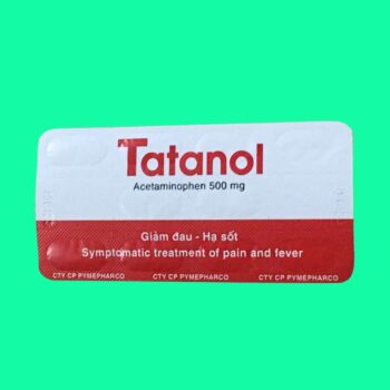 Tatanol 500mg 10 Thuốc Tatanol 500mg