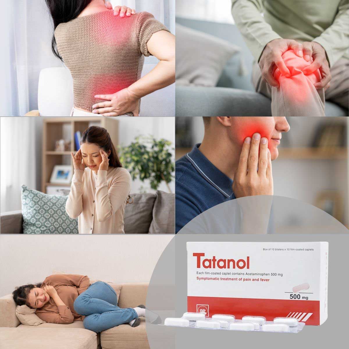 Tatanol 500mg 15 Thuốc Tatanol 500mg