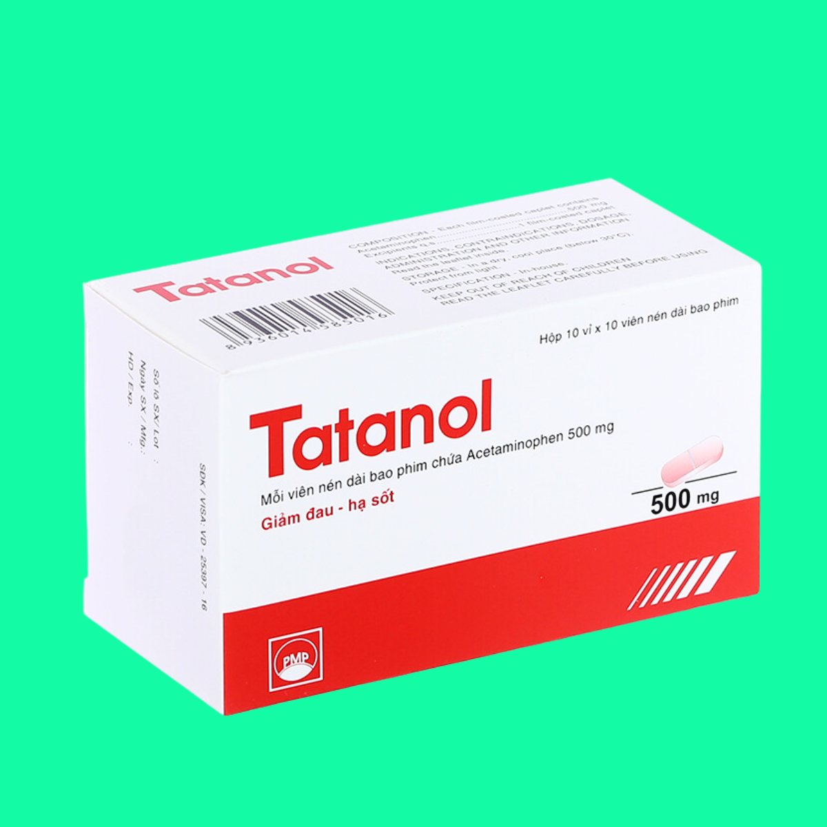 tatanol-500mg-2 Thuốc Tatanol 500mg
