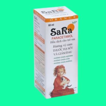 Thuốc SaRa For Children 250mg/5ml hạ sốt cho trẻ em