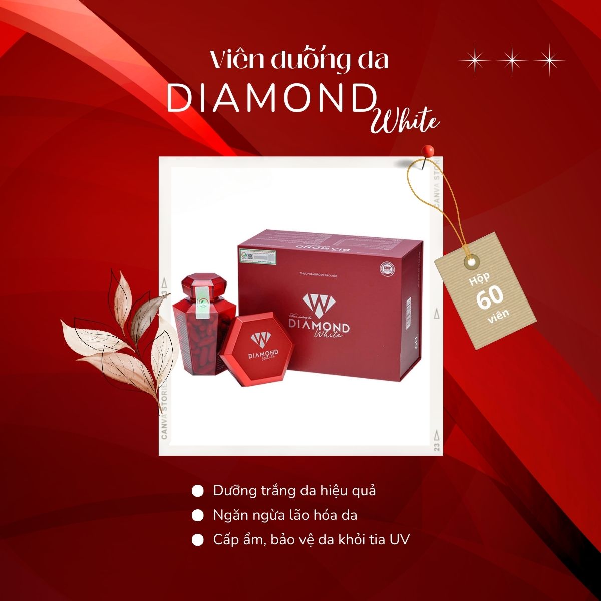 Viên dưỡng da Diamond White 