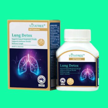 Viên uống thải độc phổi Vitatree Lung Detox Chuẩn Úc