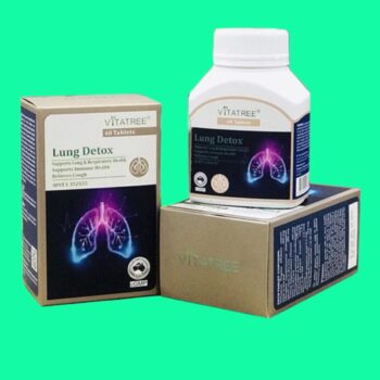 Viên uống thải độc phổi Vitatree Lung Detox Chuẩn Úc