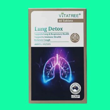 Viên uống thải độc phổi Vitatree Lung Detox Chuẩn Úc