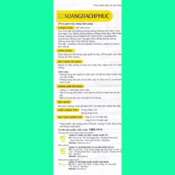 Xoang Bách Phục 9 Xoang Bách Phục