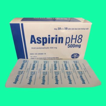 Aspirin pH8 500mg Quapharco