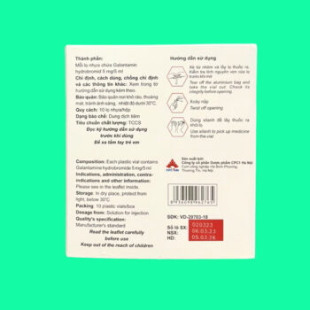 BFS-Galantamine 5mg 2 Thuốc BFS-Galantamine 5mg